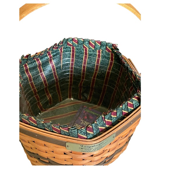 1997 Longaberger Snowflake Basket - Picture 4 of 5